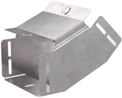 Угол для лотка вертикальный внутренний с крышкой Промрукав Стандарт 45град. 150х100 фото Угол для лотка вертикальный внутренний с крышкой Промрукав Стандарт 45град. 150х100 картинка